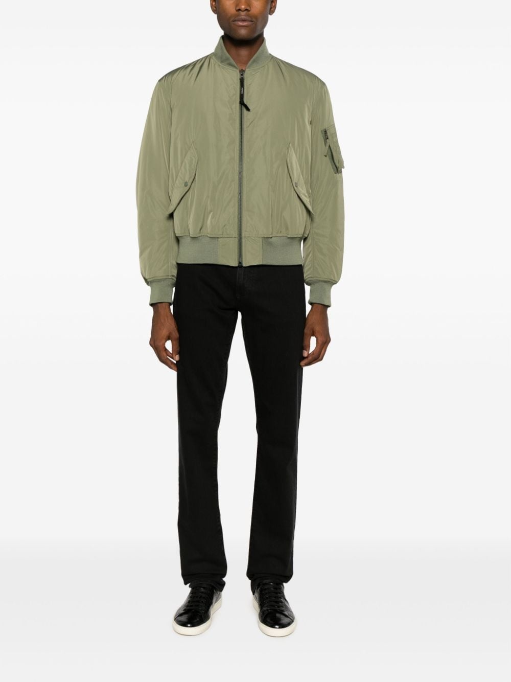 Aspesi Reversible Bomber Jacket - Sage Green