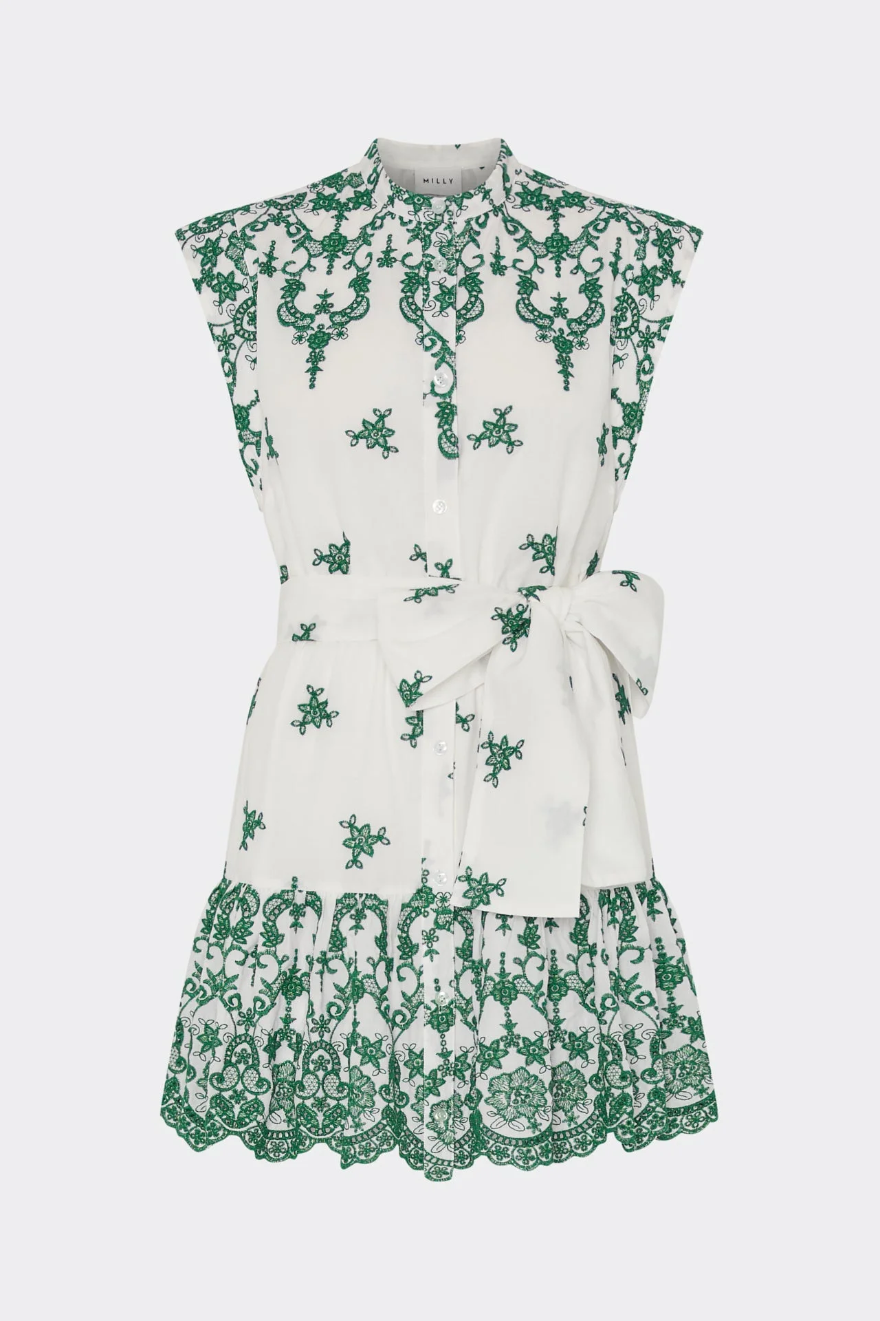 Neelie Embroidered Mini Dress - 1