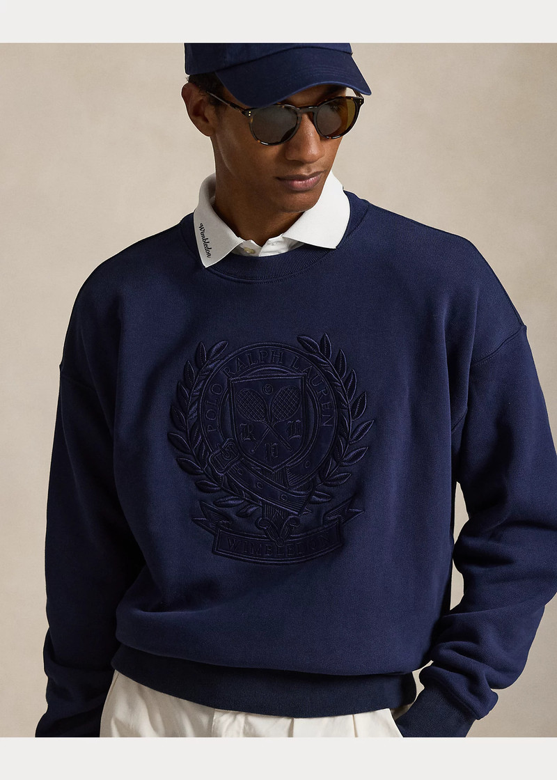 Wimbledon Vintage Fit Crest Sweatshirt 7