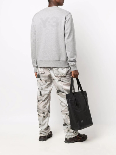 Y-3 rear logo-print sweatshirt outlook