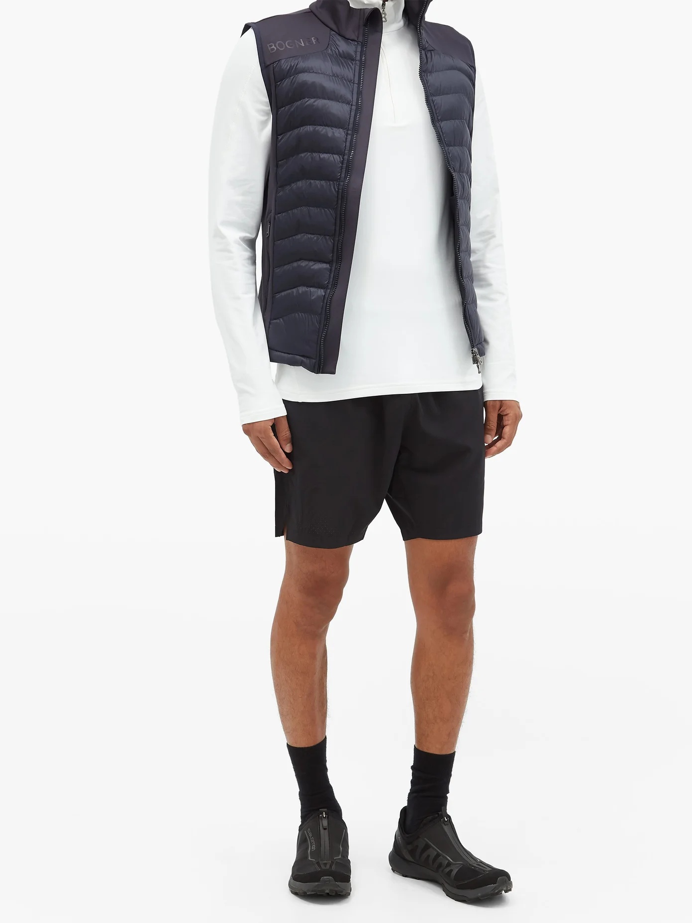 Carson quilted-shell gilet - 6