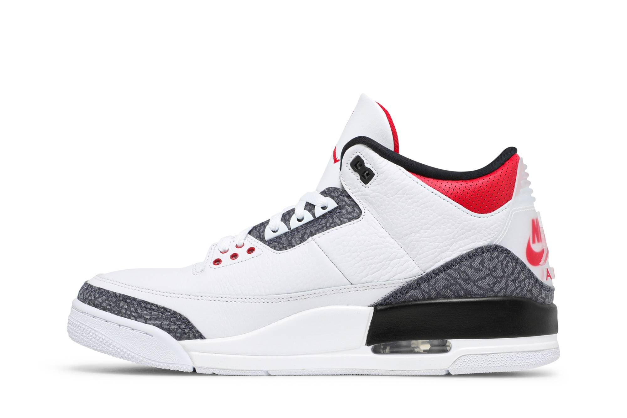 Air Jordan 3 Retro Denim SE 'Fire Red' - 3