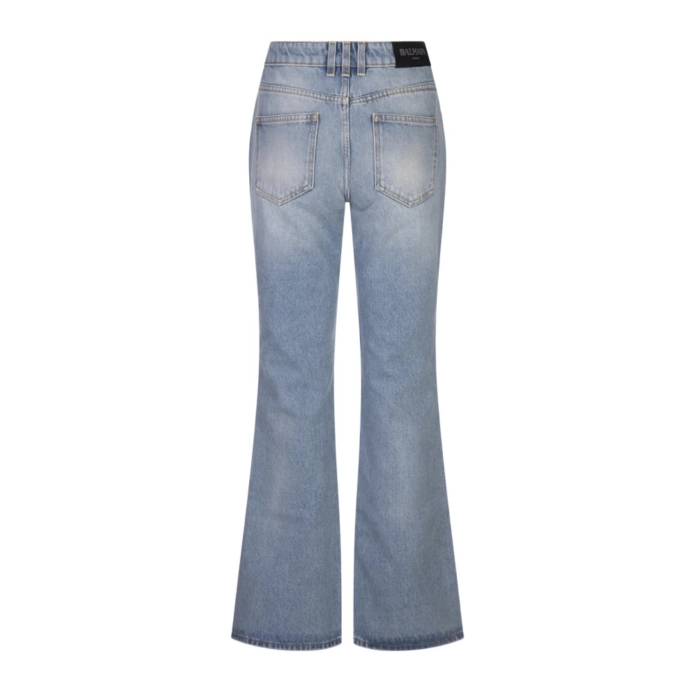 FLARE JEANS BLUE DENIM - 2