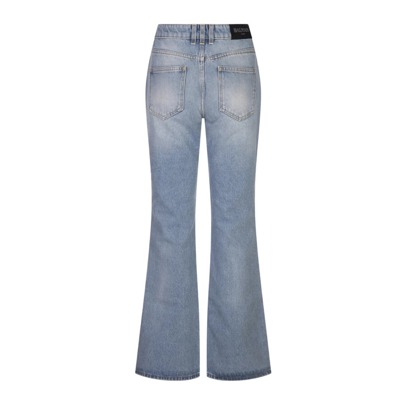Balmain FLARE JEANS BLUE DENIM outlook