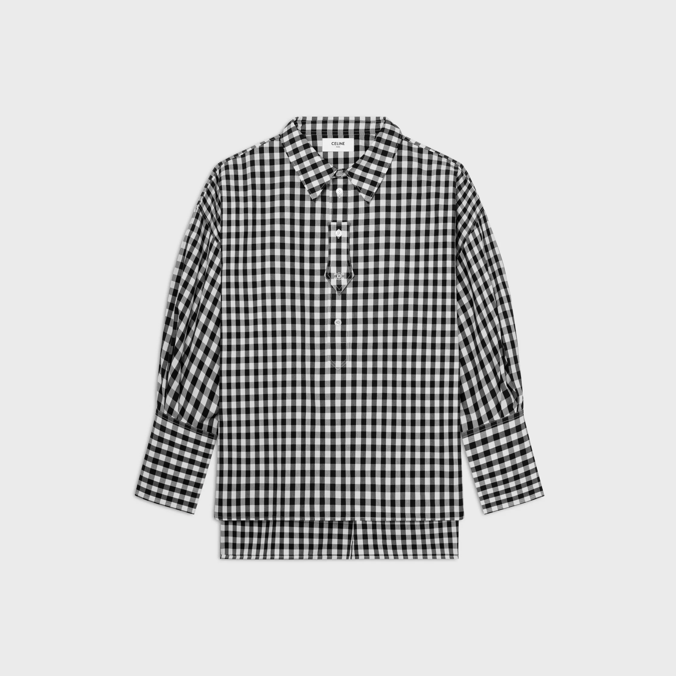 shirt IN vichy cotton - 1