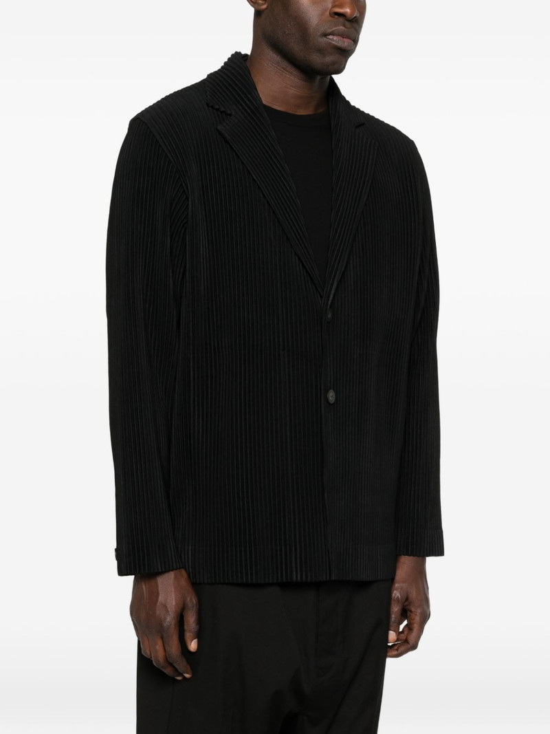 pleated button blazer 3