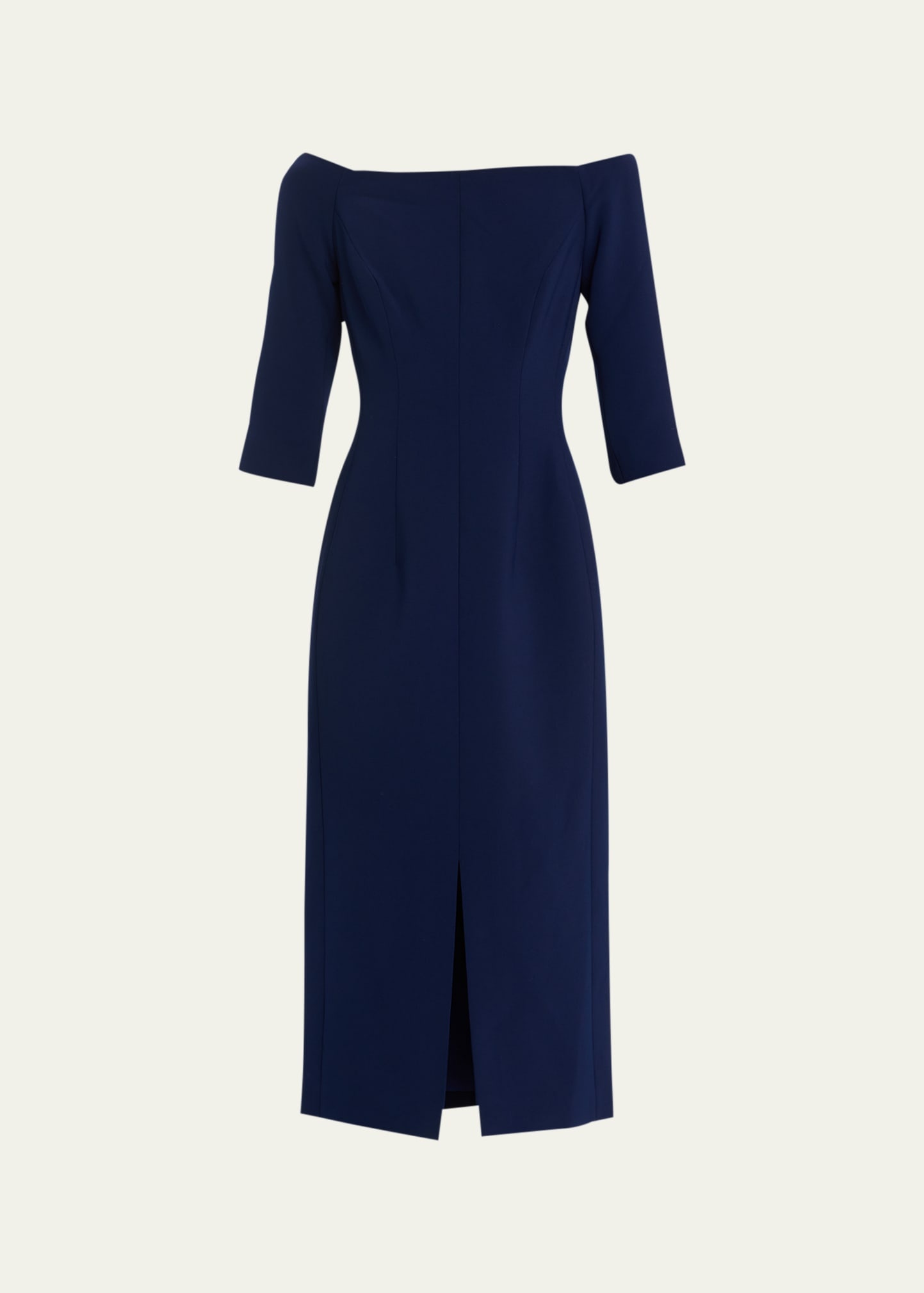 Off-Shoulder Midi Dress - 1