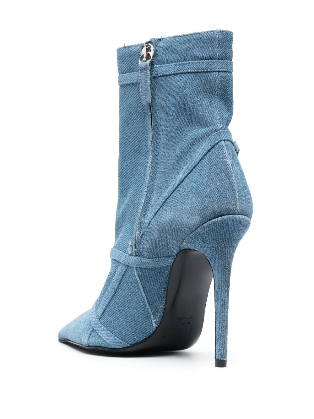 120mm denim ankle boots - 3