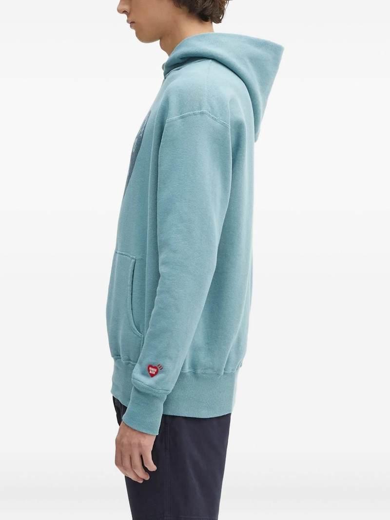 Human Made heart-logo hoodie outlook