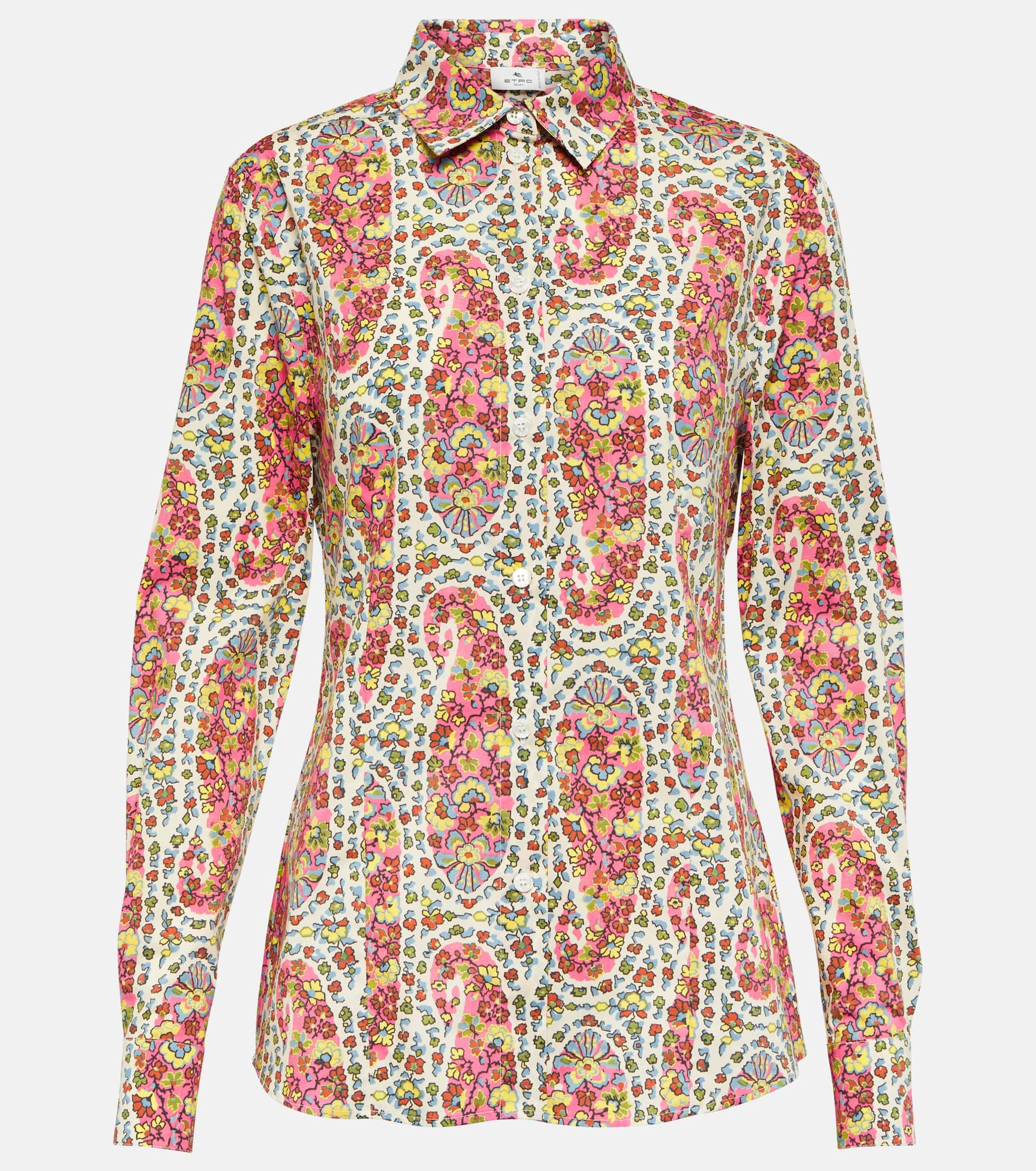 Paisley cotton-blend shirt - 1