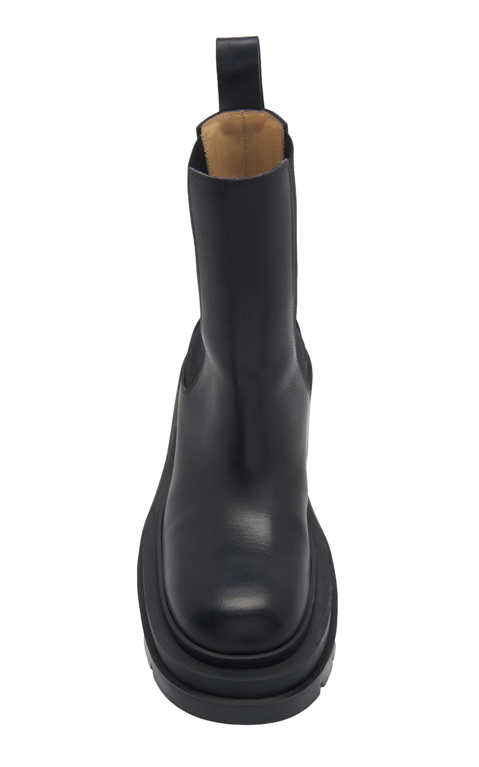 The Lug Leather Ankle Boots black - 3