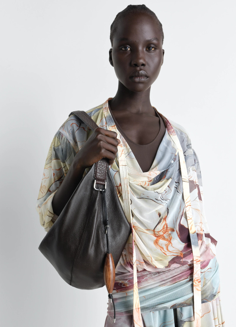 Lemaire OLIVE HEEL CHARM IN LEATHER outlook