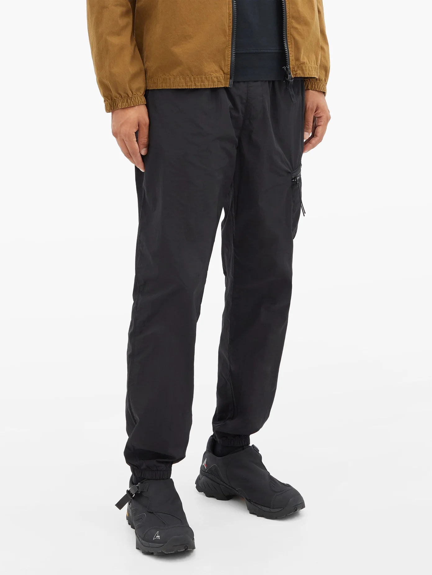 Goggle-lens technical track pants - 6