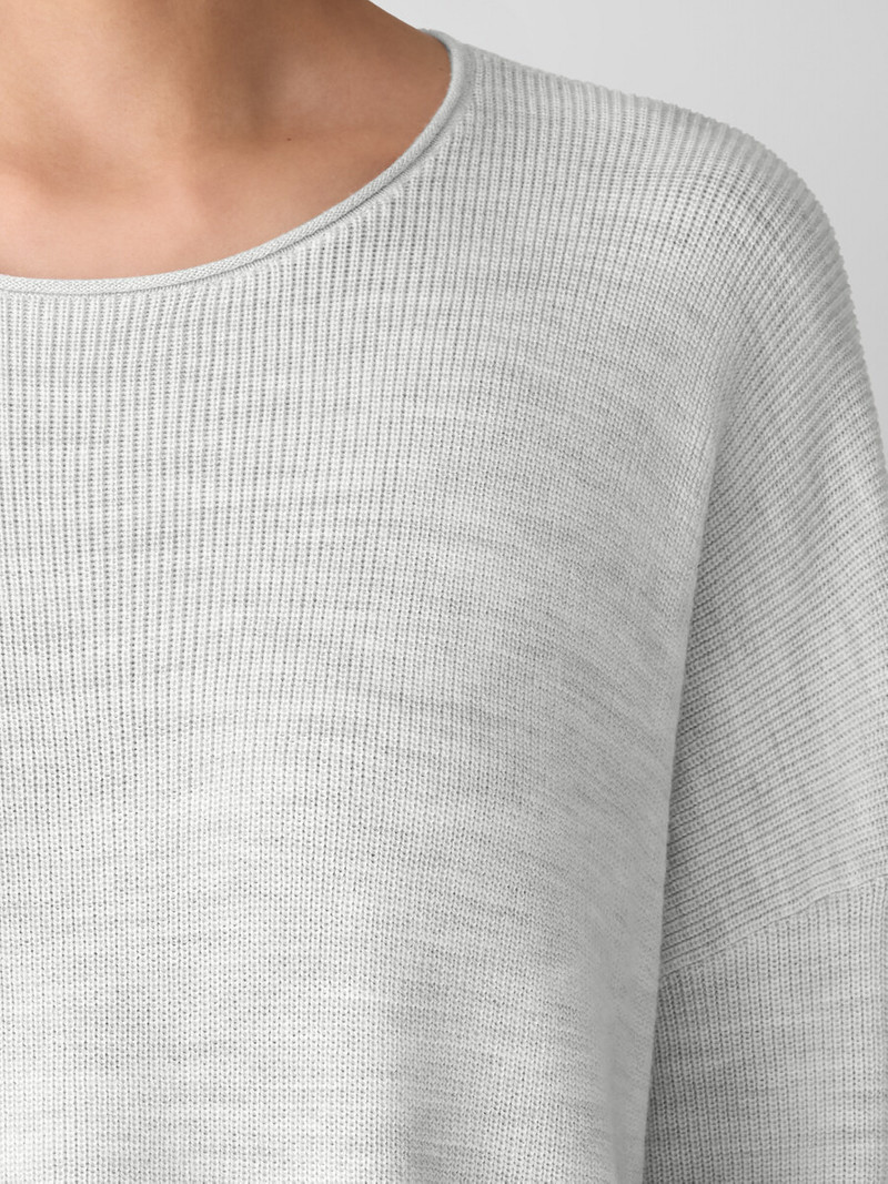 Merino Crew Neck Top in Regenerative Wool 5