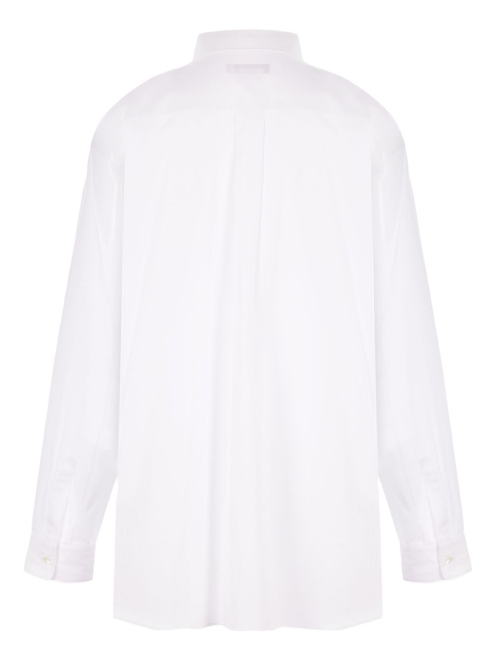 mesh-panelling shirt - 2