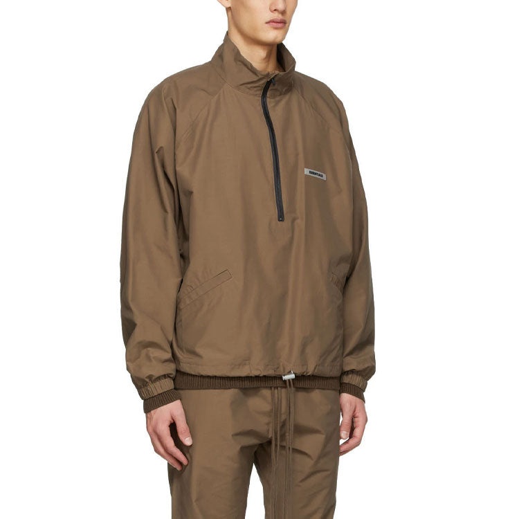 Fear of God Essentials FW20 Sports Jacket brown FOG-FW20-243 - 4