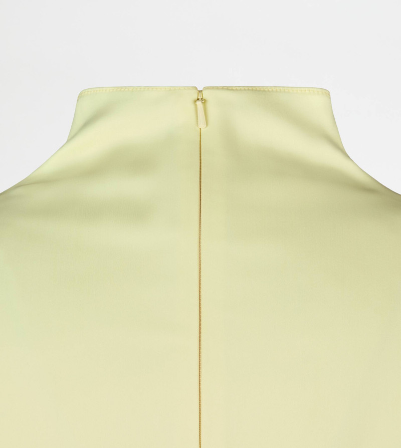 BLOUSE IN SATIN - YELLOW 8