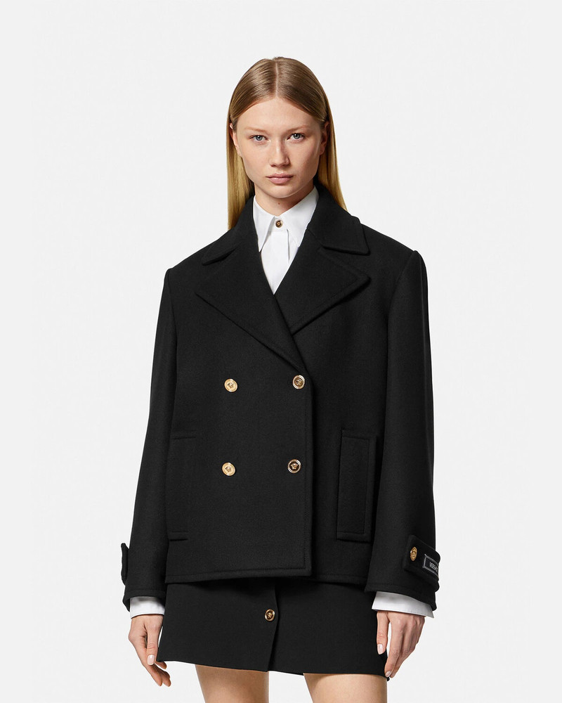 Wool Double-Breasted Peacoat 4