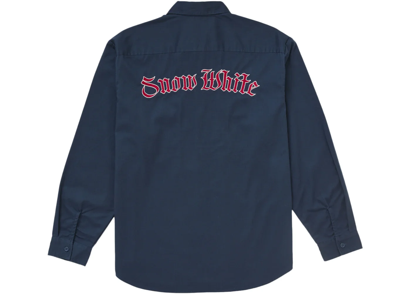 Supreme Snow White Work Shirt Light Navy - 1