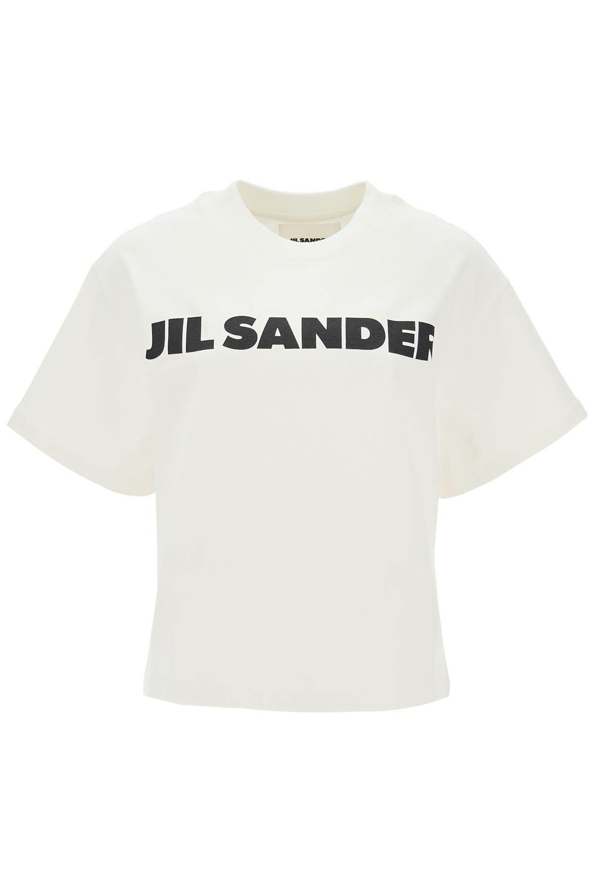 ラベル付き JIL SANDER ホワイト Tシャツ Sサイズ^ ラベル付き JIL SANDER ホワイト Tシャツ Sサイズ^ JIL SANDER