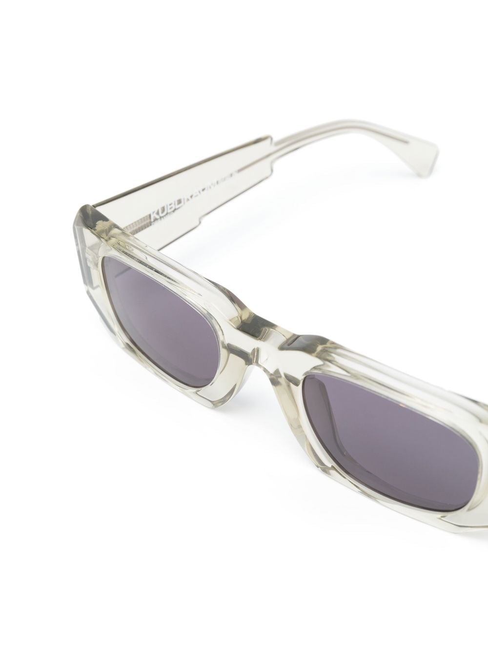 U8 rectangle-frame tinted sunglasses - 3