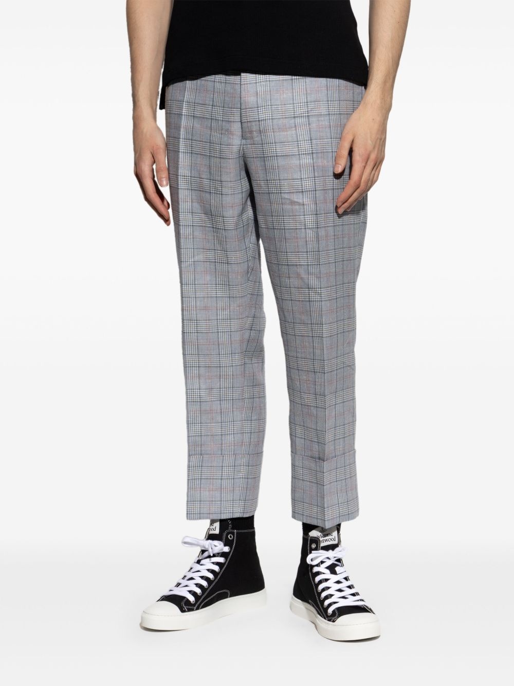 checked trousers - 3