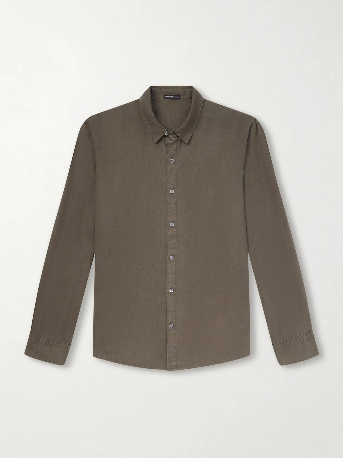 Garment-Dyed Linen Shirt - 1