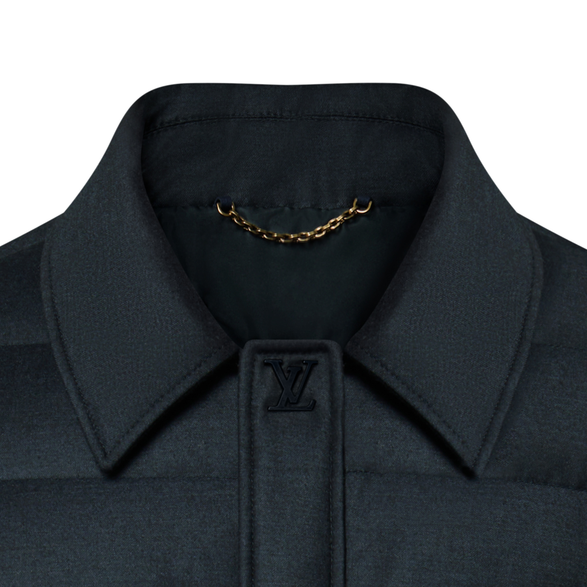 Wool-Silk Blend Light Down Blouson - 3