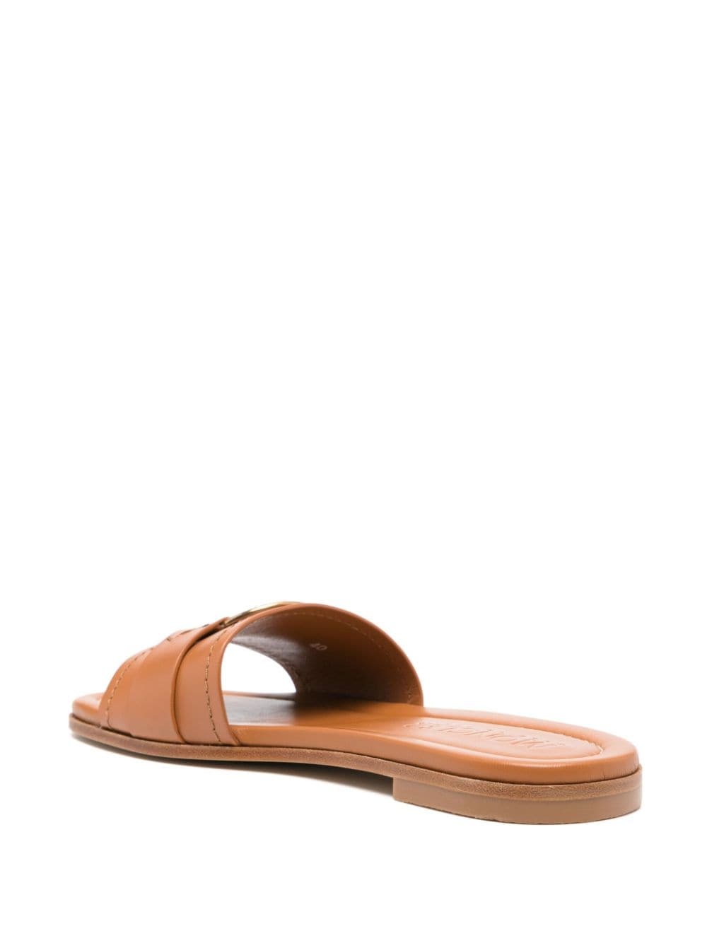 Bell leather slides - 3
