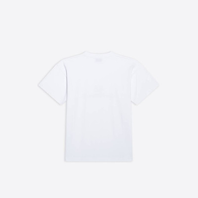 BALENCIAGA Women's Bb Pixel Medium Fit T-shirt in White outlook