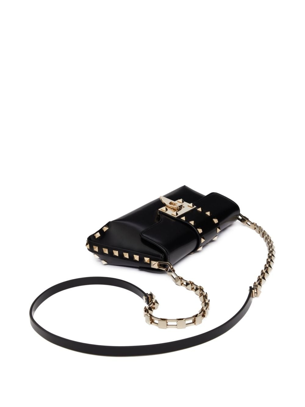 Rockstud leather shoulder bag - 5