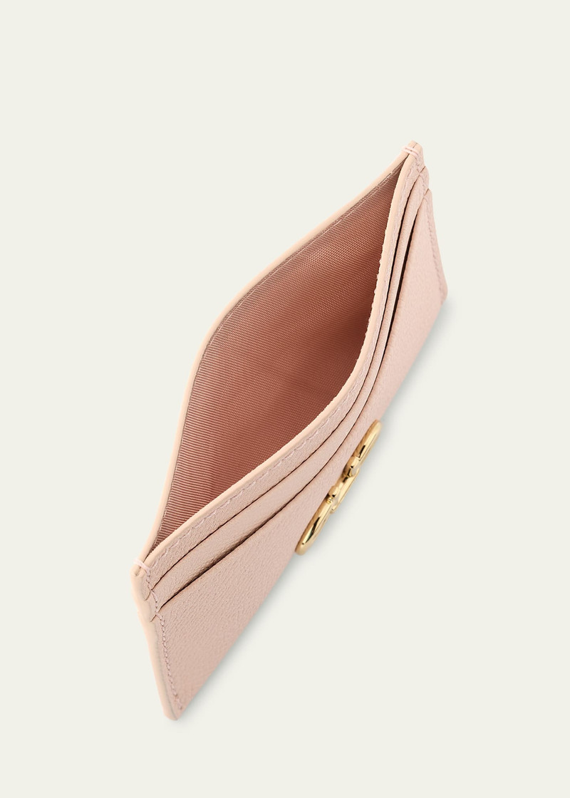 FERRAGAMO The Gancini Leather Card Case outlook