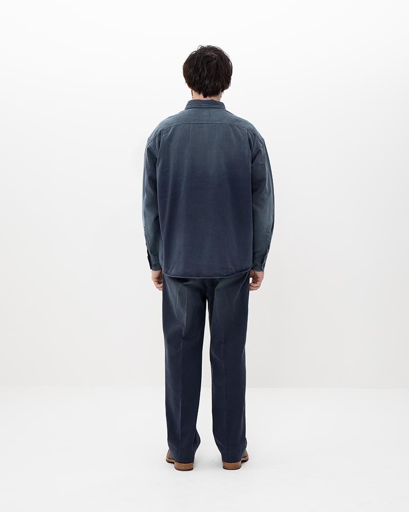 LUMBER L/S DMGD INDIGO - 4