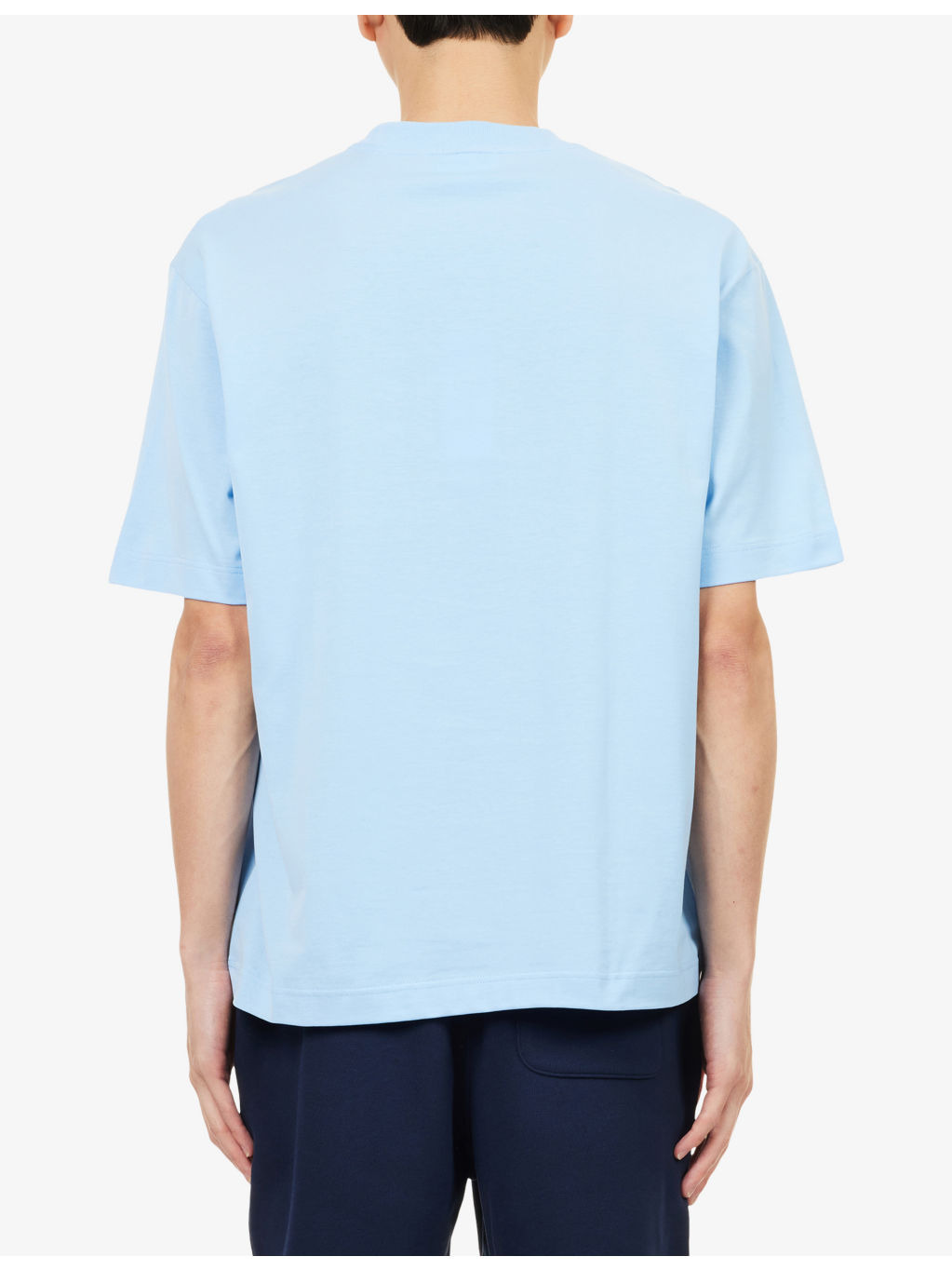 Embroidered Logo-Patch Boxy-Fit Cotton T-Shirt - 4