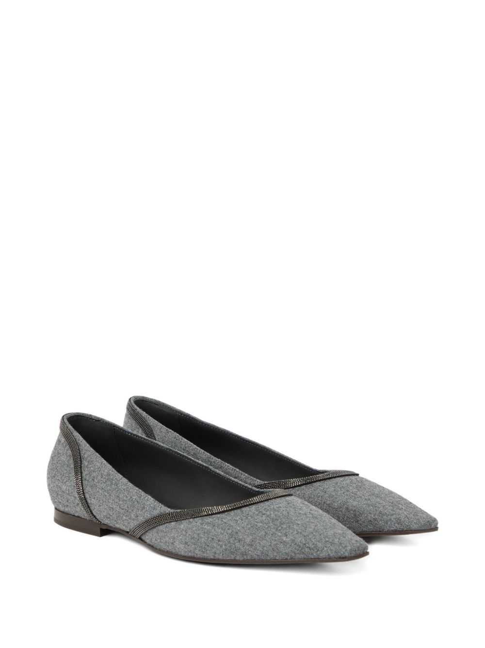 flannel ballet flats - 2