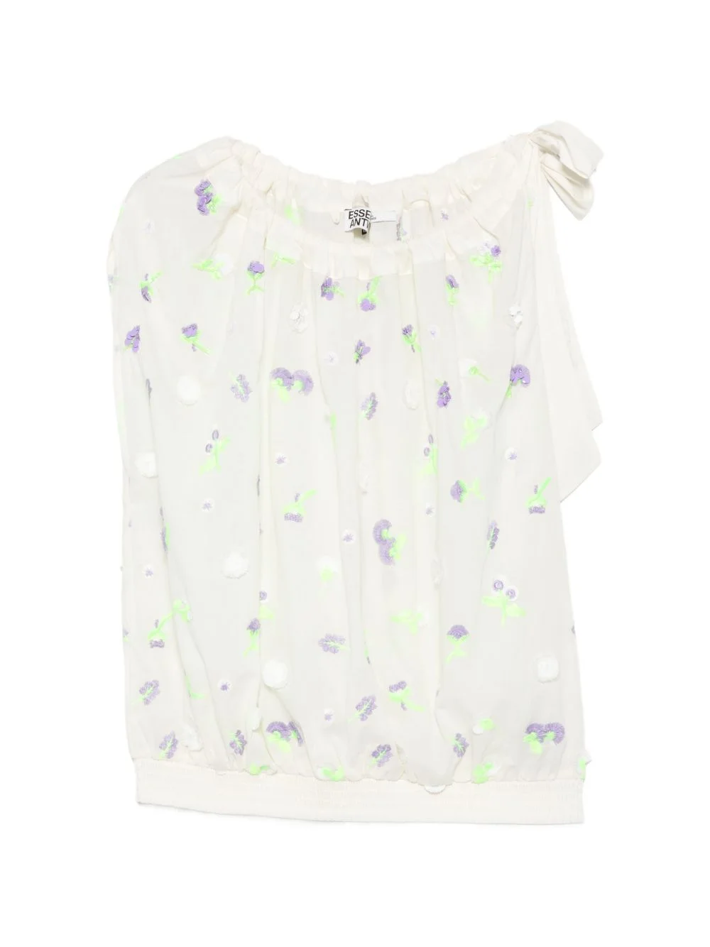 Jomme floral-embroidered top - 1