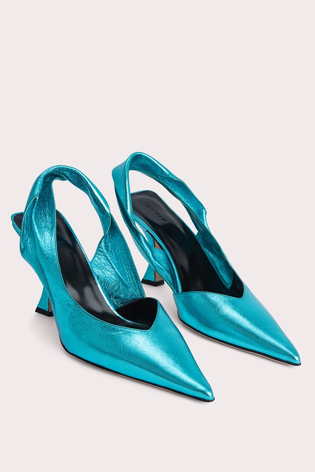 Yasha Aquamarine Metallic Leather - 3