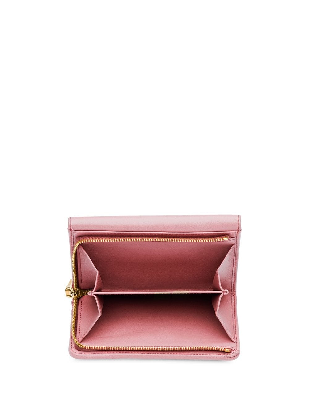 matelassé nappa leather wallet - 3