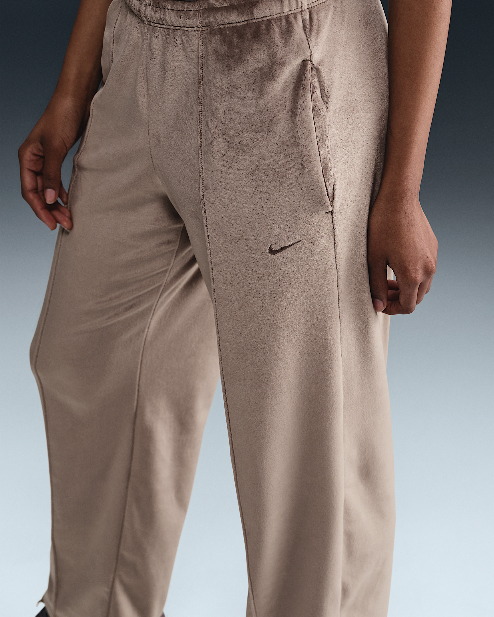 Nike Sportswear Chill Knit Women's Mid-Rise Velour Pants - 5