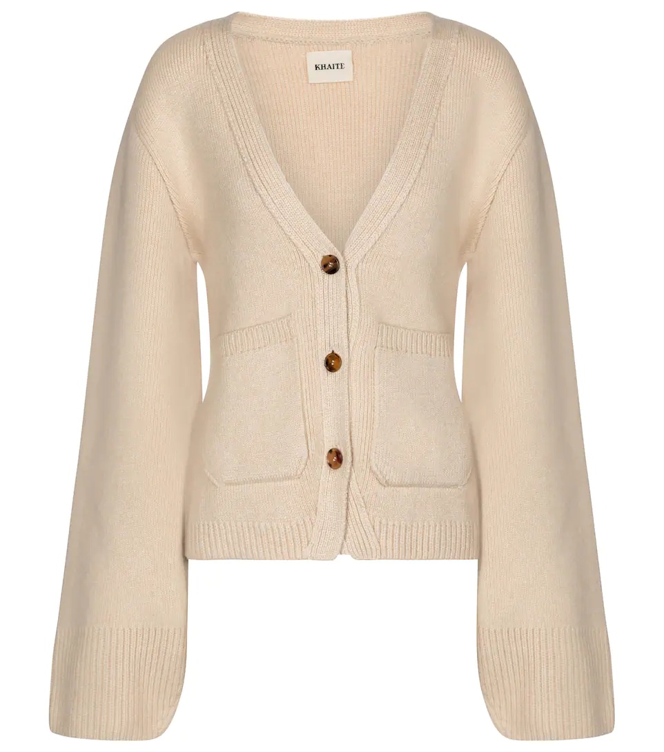 Scarlet cashmere cardigan - 1