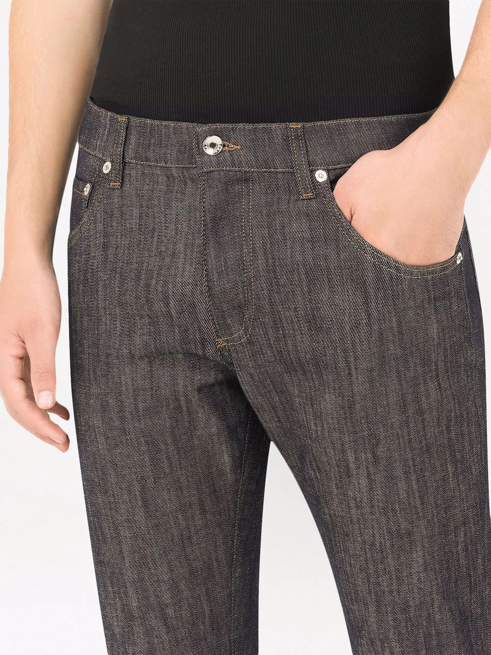 low-rise tapered jeans - 5