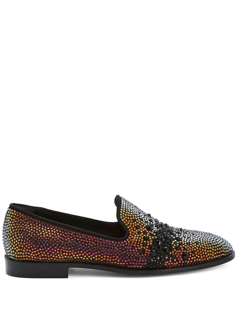 Marthinique crystal-embellished loafers 1