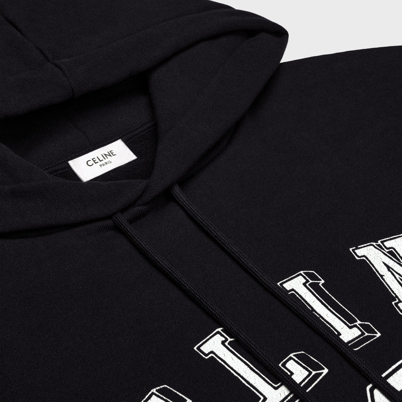 celine 16 loose hoodie in COTTON FLEECE 3