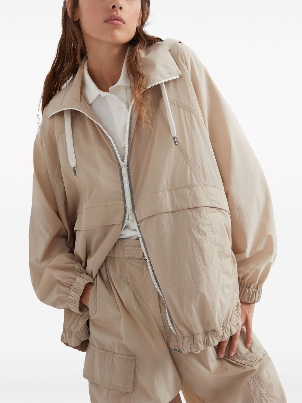 lightweight zip-front jacket - 5