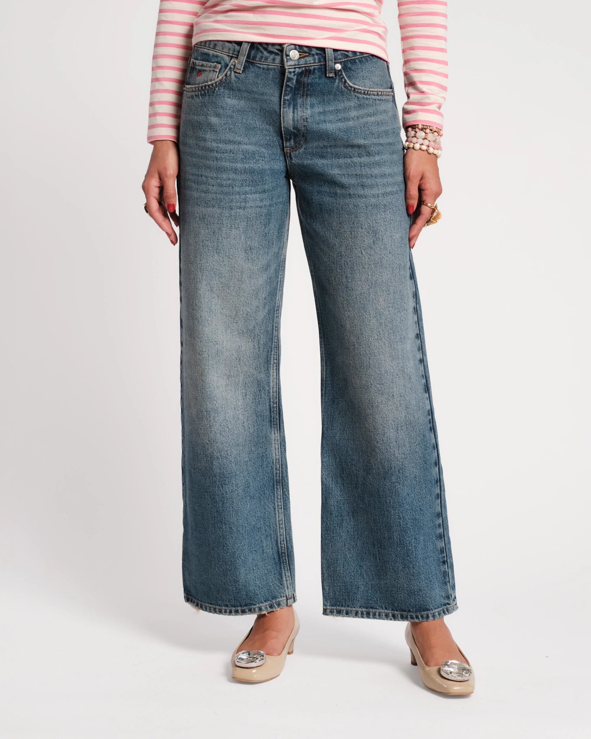 Jessie Medium Rise Jean - 1