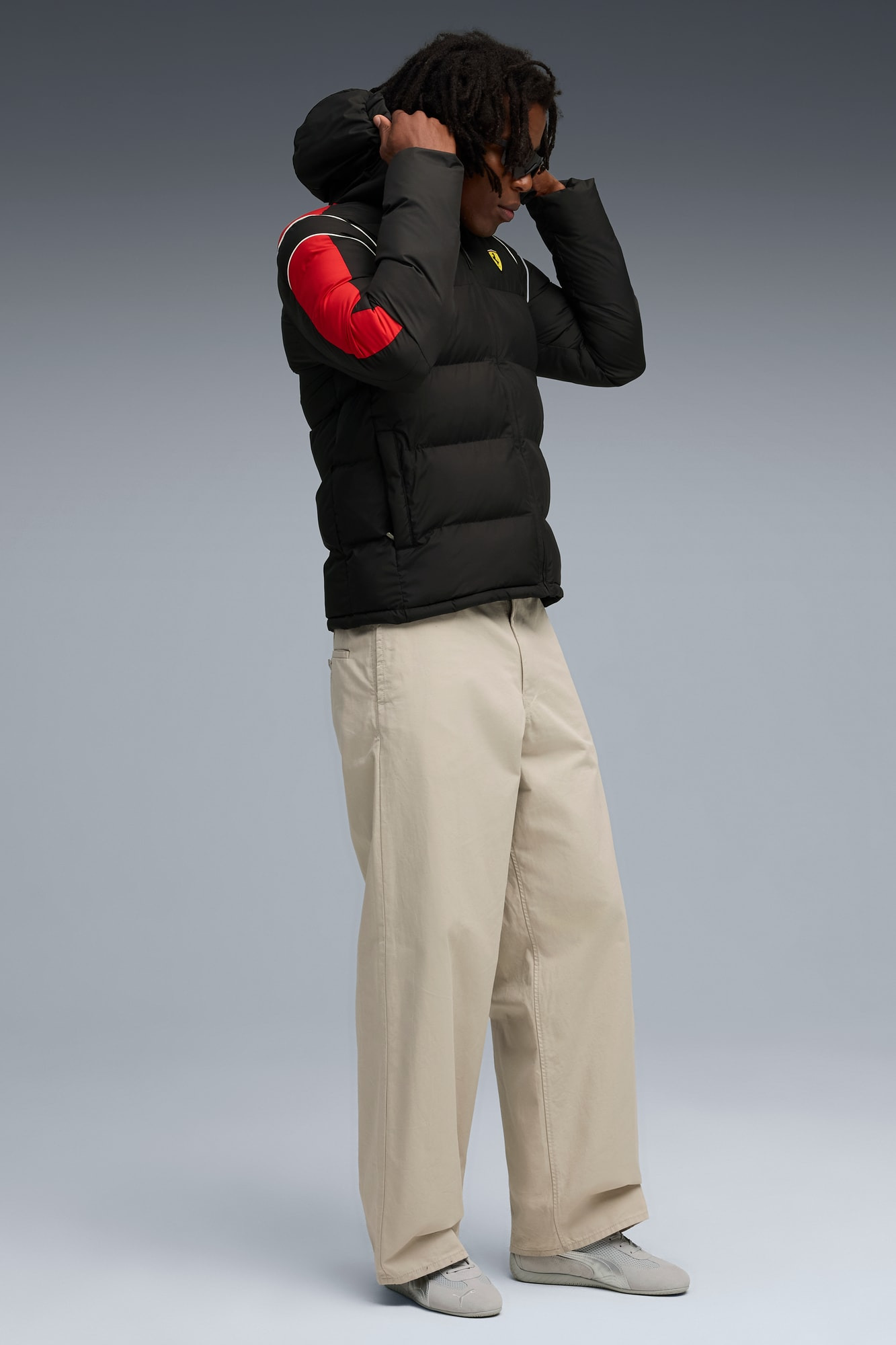 Scuderia Ferrari T7 Men's Puffer Jacket - 5