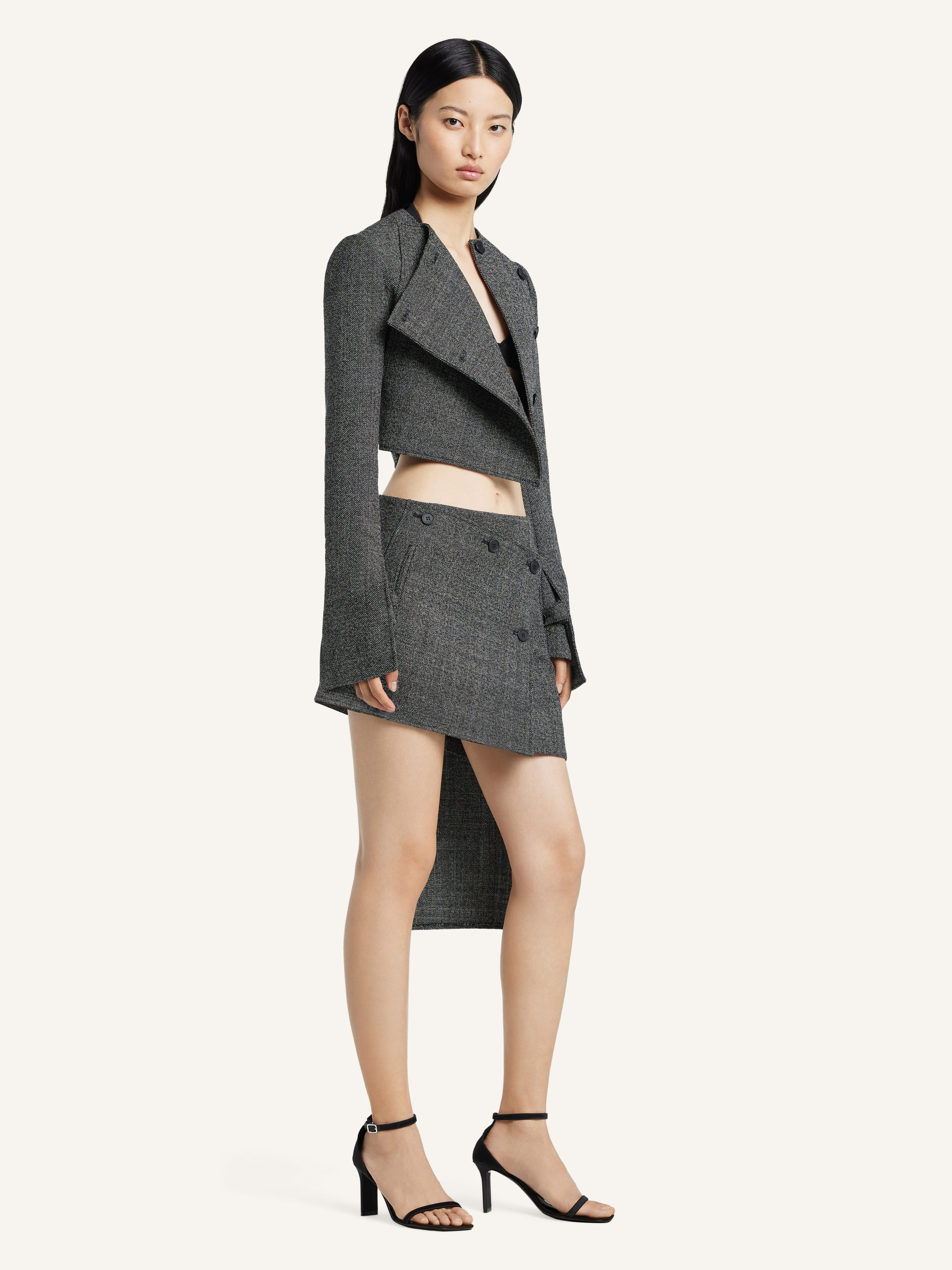 OBLIQUE CAVIAR TAILORED JACKET - 3