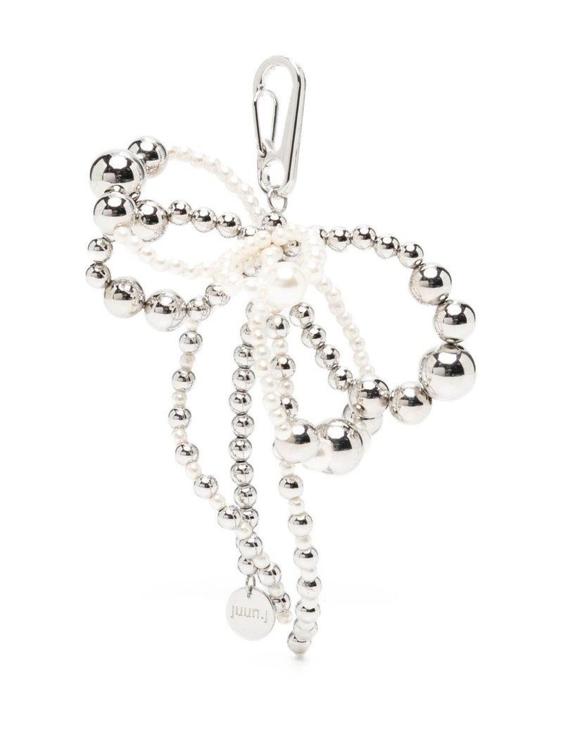 ribbon beaded keyring 1