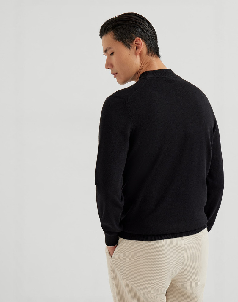 Brunello Cucinelli Cashmere mock neck sweater outlook