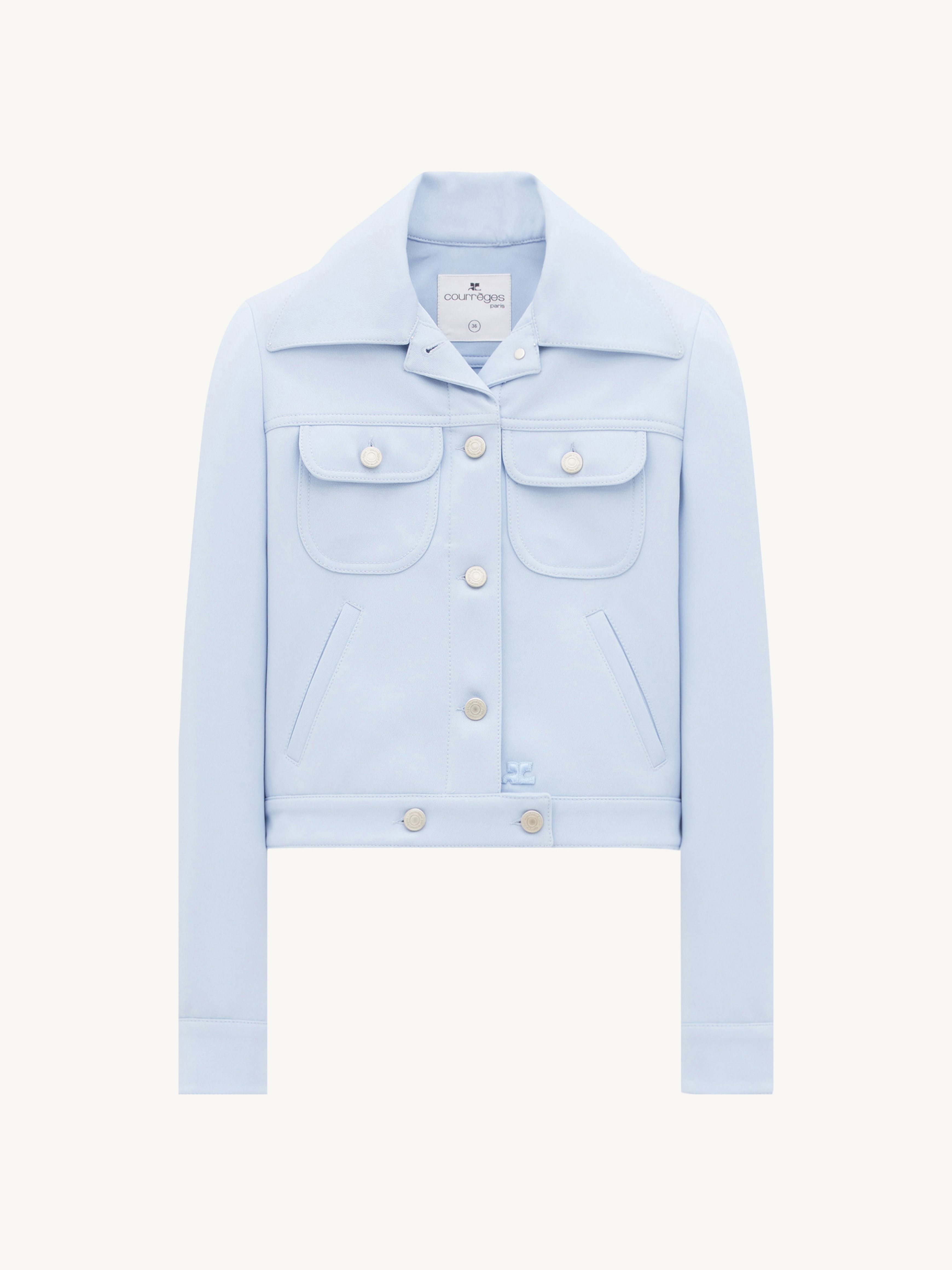 TWILL TRUCKER JACKET - 1